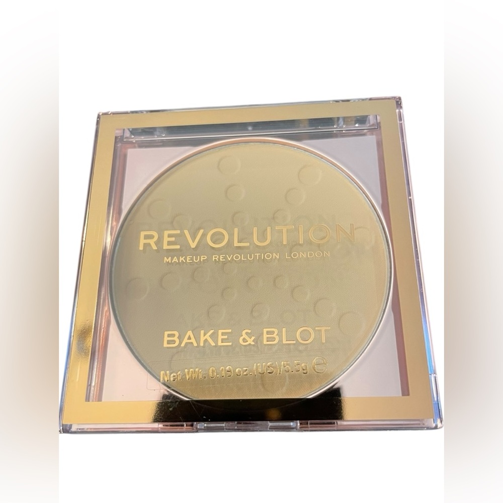 Revolution Bake‎ & Blot Setting Powder Sealed NEW BANANA Vegan Cruelty Free